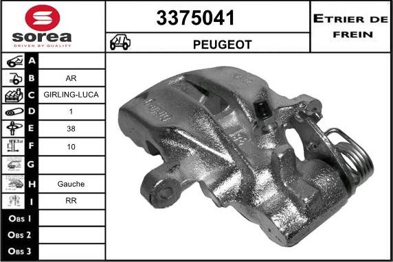 Sera 3375041 - Əyləc kaliperi furqanavto.az