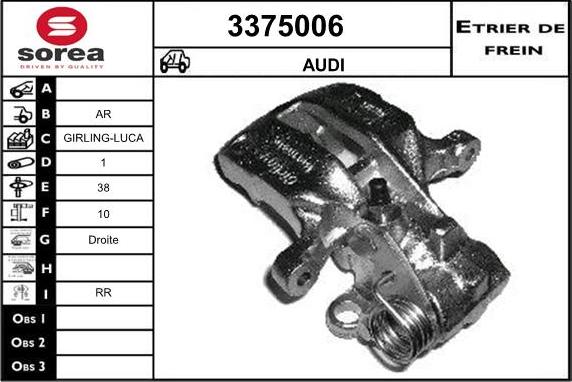 Sera 3375006 - Əyləc kaliperi furqanavto.az