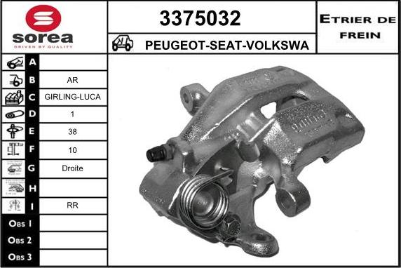 Sera 3375032 - Əyləc kaliperi furqanavto.az