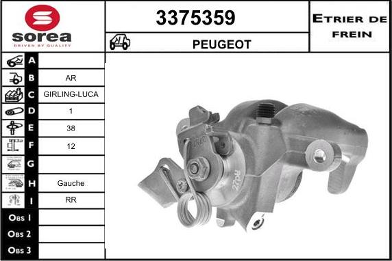 Sera 3375359 - Əyləc kaliperi furqanavto.az