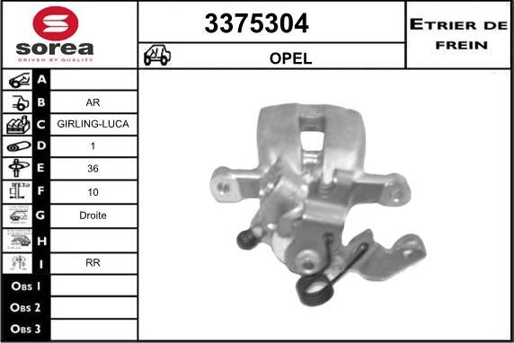 Sera 3375304 - Əyləc kaliperi furqanavto.az