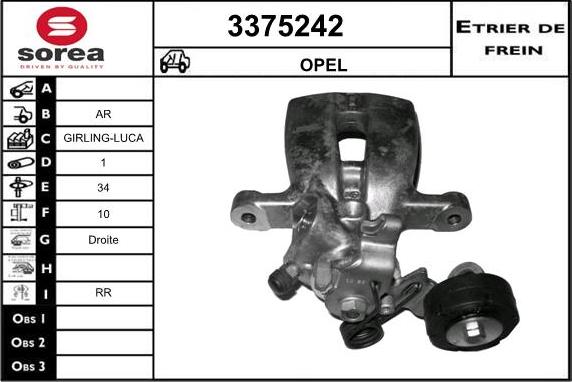 Sera 3375242 - Əyləc kaliperi furqanavto.az