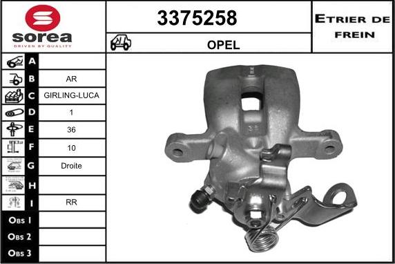 Sera 3375258 - Əyləc kaliperi furqanavto.az