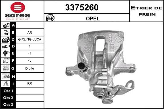 Sera 3375260 - Əyləc kaliperi furqanavto.az