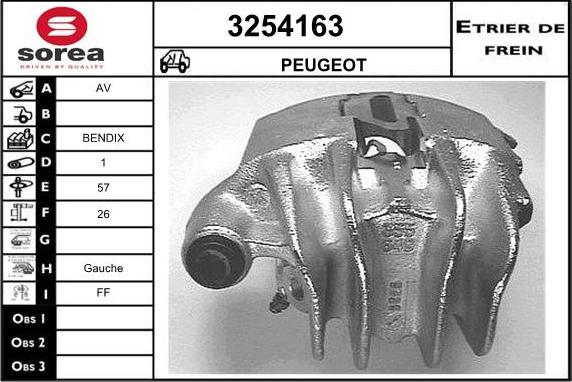 Sera 3254163 - Əyləc kaliperi furqanavto.az