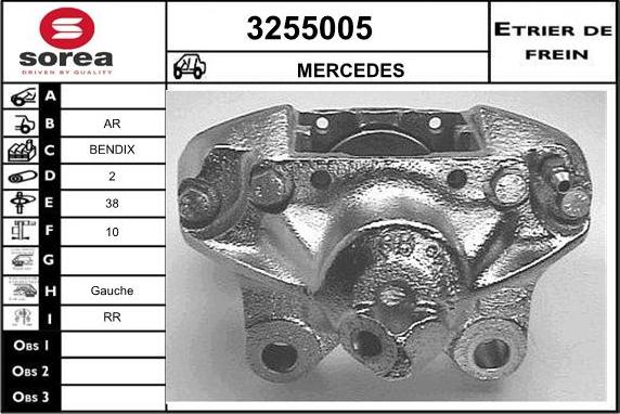 Sera 3255005 - Əyləc kaliperi furqanavto.az