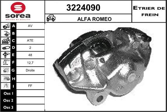 Sera 3224090 - Əyləc kaliperi furqanavto.az