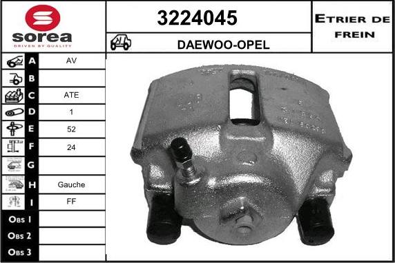 Sera 3224045 - Əyləc kaliperi furqanavto.az