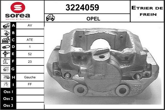 Sera 3224059 - Əyləc kaliperi furqanavto.az