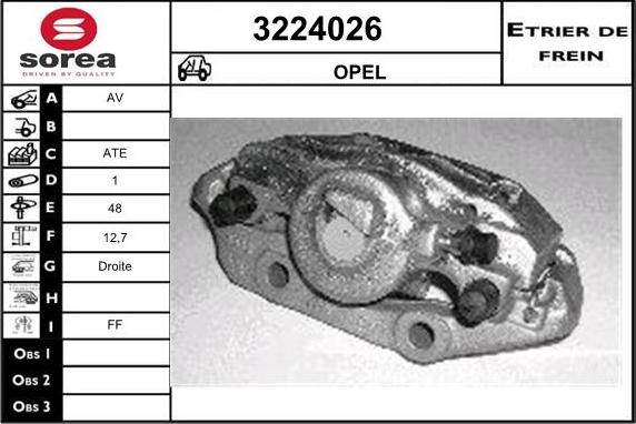 Sera 3224026 - Əyləc kaliperi furqanavto.az