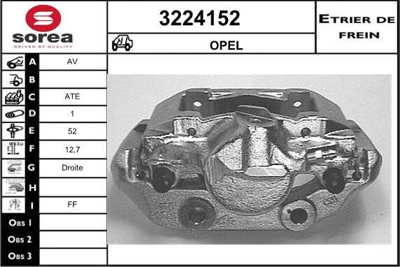 Sera 3224152 - Əyləc kaliperi furqanavto.az