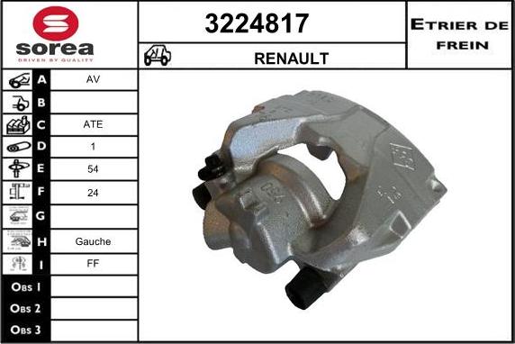 Sera 3224817 - Əyləc kaliperi furqanavto.az