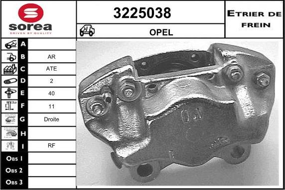 Sera 3225038 - Əyləc kaliperi furqanavto.az