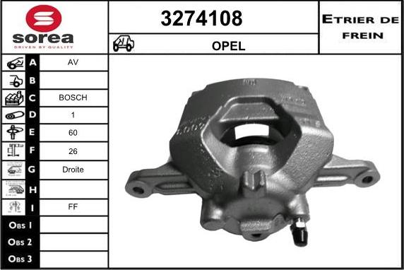 Sera 3274108 - Əyləc kaliperi furqanavto.az