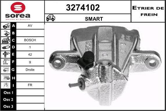 Sera 3274102 - Əyləc kaliperi furqanavto.az