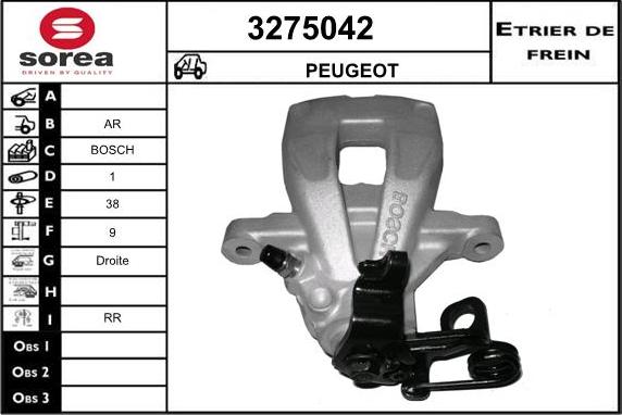 Sera 3275042 - Əyləc kaliperi furqanavto.az