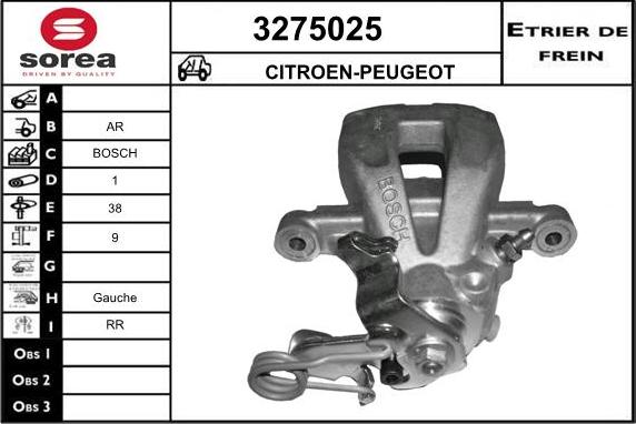 Sera 3275025 - Əyləc kaliperi furqanavto.az