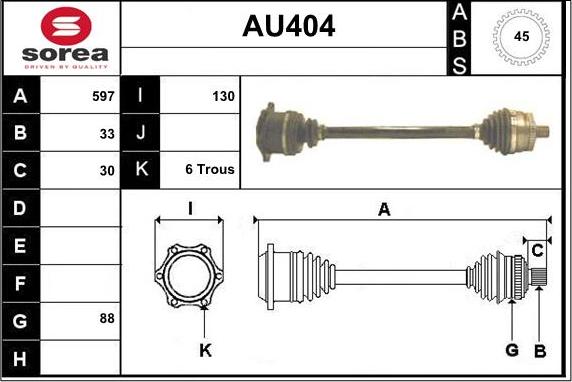 Sera AU404 - Sürücü mili furqanavto.az