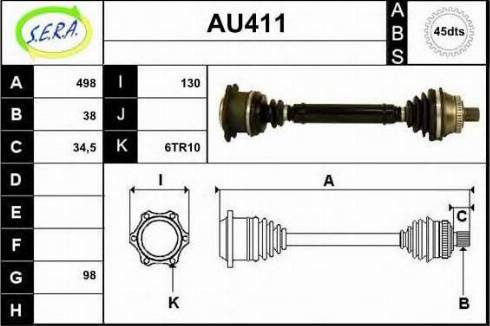 Sera AU411 - Sürücü mili furqanavto.az