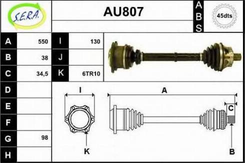 Sera AU807 - Sürücü mili furqanavto.az