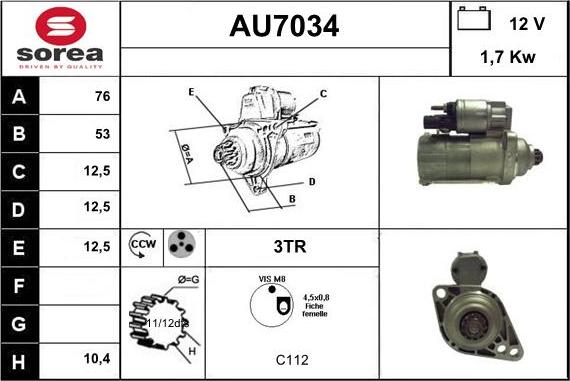 Sera AU7034 - Başlanğıc furqanavto.az