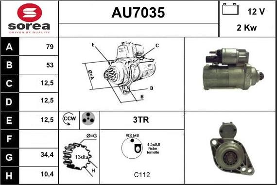 Sera AU7035 - Başlanğıc furqanavto.az