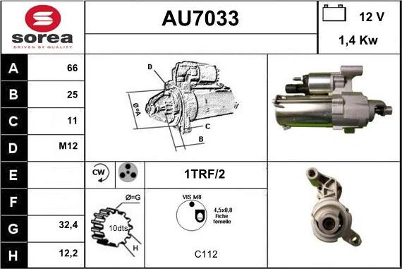 Sera AU7033 - Başlanğıc furqanavto.az