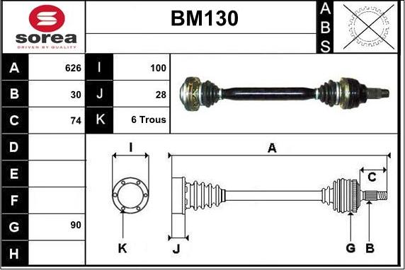 Sera BM130 - Sürücü mili www.furqanavto.az