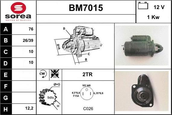 Sera BM7015 - Başlanğıc furqanavto.az