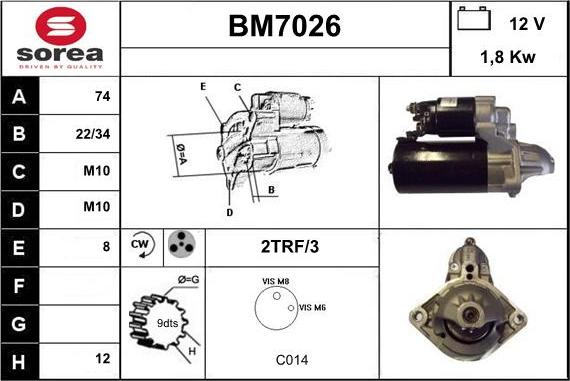 Sera BM7026 - Başlanğıc furqanavto.az