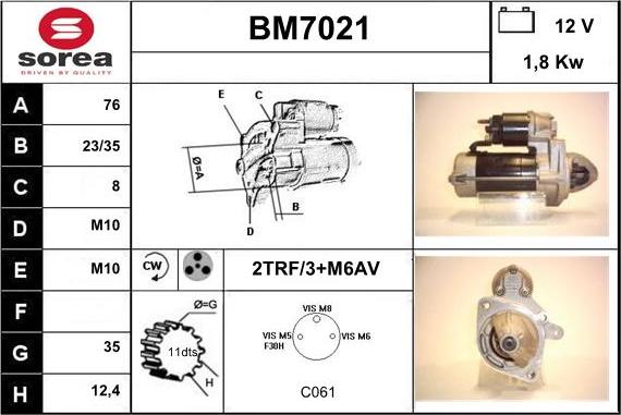 Sera BM7021 - Başlanğıc furqanavto.az