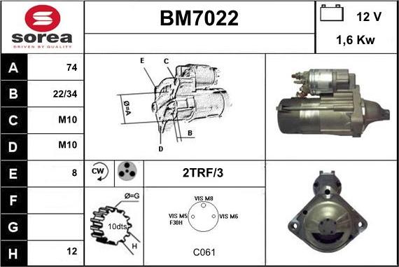 Sera BM7022 - Başlanğıc furqanavto.az