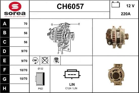 Sera CH6057 - Alternator furqanavto.az