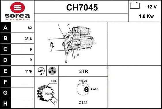 Sera CH7045 - Başlanğıc furqanavto.az