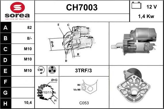 Sera CH7003 - Başlanğıc furqanavto.az