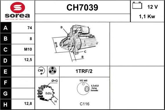 Sera CH7039 - Başlanğıc furqanavto.az