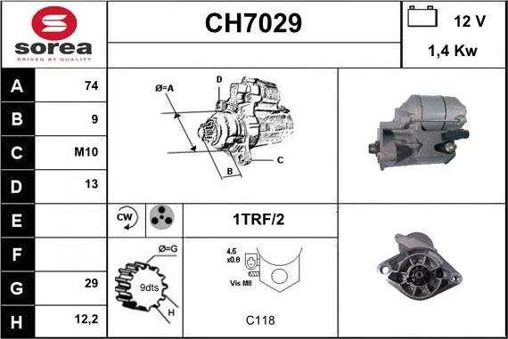 Sera CH7029 - Başlanğıc furqanavto.az