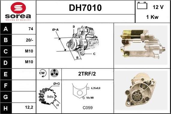 Sera DH7010 - Başlanğıc furqanavto.az