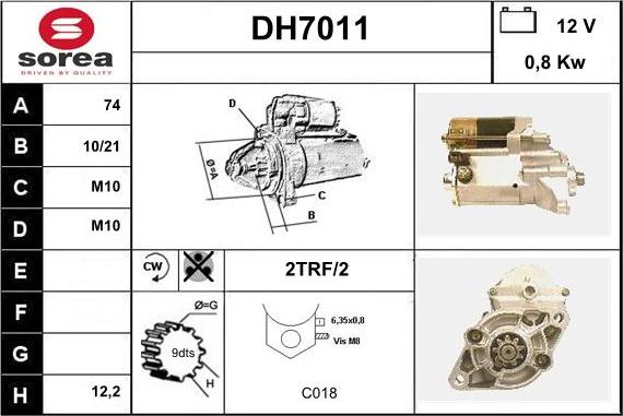 Sera DH7011 - Başlanğıc furqanavto.az