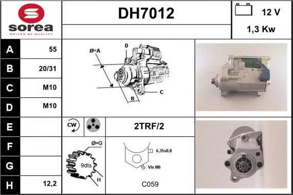 Sera DH7012 - Başlanğıc furqanavto.az