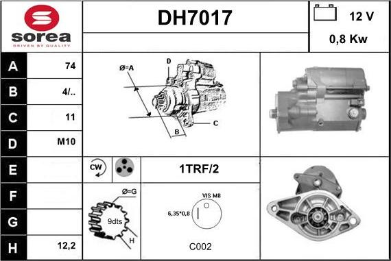 Sera DH7017 - Başlanğıc furqanavto.az