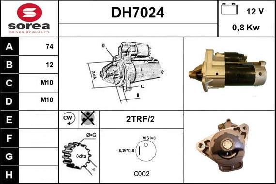 Sera DH7024 - Başlanğıc furqanavto.az