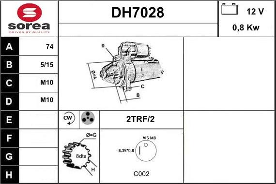 Sera DH7028 - Başlanğıc furqanavto.az