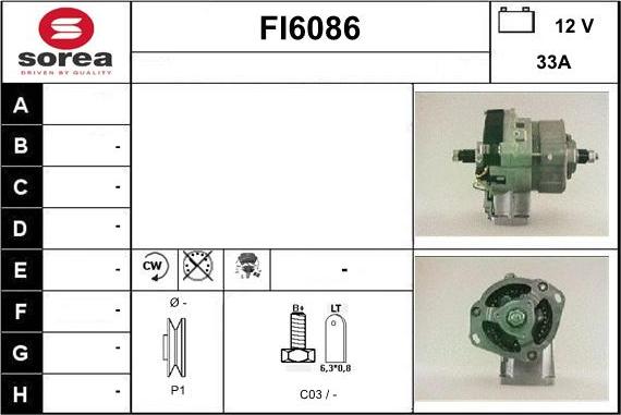 Sera FI6086 - Alternator furqanavto.az