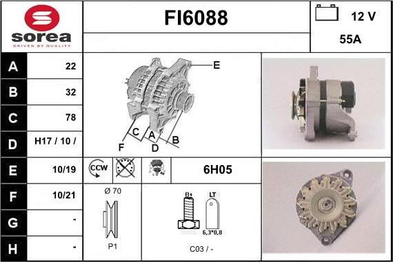 Sera FI6088 - Alternator furqanavto.az