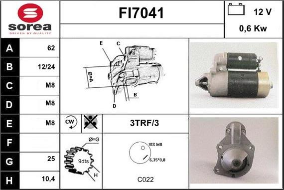 Sera FI7041 - Başlanğıc furqanavto.az