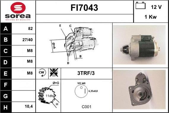 Sera FI7043 - Başlanğıc furqanavto.az