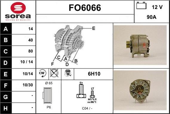 Sera FO6066 - Alternator furqanavto.az