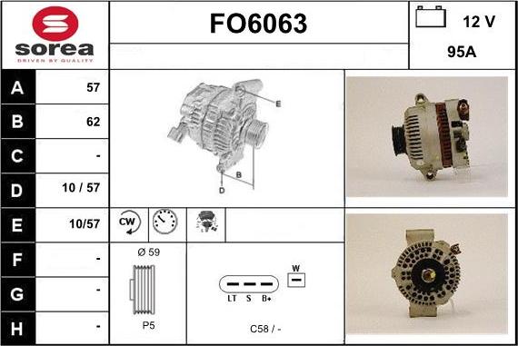 Sera FO6063 - Alternator furqanavto.az