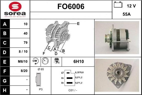 Sera FO6006 - Alternator furqanavto.az